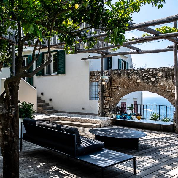 Casa Verde a Capri: location per eventi con vista sul mare.